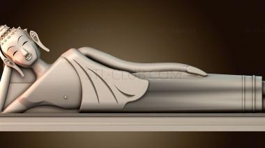 3D model Reclining Buddha (STL)