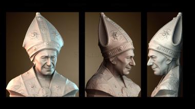 3D model Portrait of Bishop Leonardo Salutati (STL)