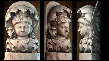 3D model Shiva bust (STL)