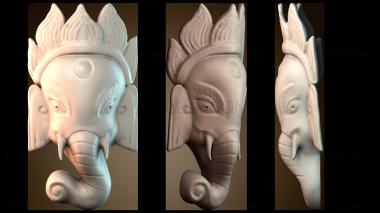 3D модель Маска Ганеши (STL)