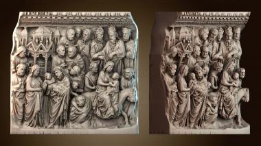 3D модель Сретение во храме и бегство в Египет (STL)