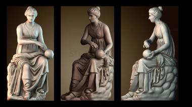 3D модель Статуя Урании (STL)