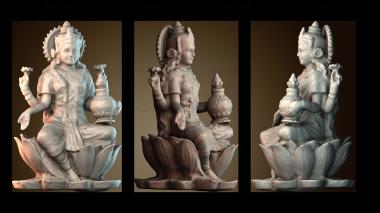 3D model Lakshmi - Goddess of Fortune (STL)