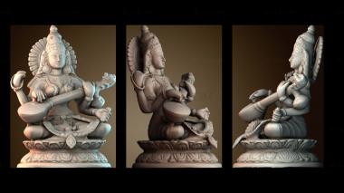 3D model Saraswati (STL)