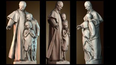 3D model Monument to St. Giovanni Bosco (STL)