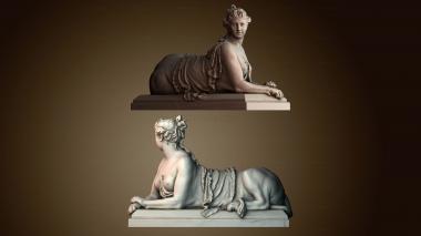 3D модель Сфинкс (STL)