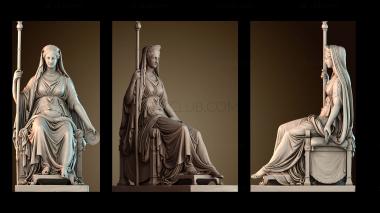 3D модель Богиня Конкордия, изображенная в образе императрицы Марии Луизы (STL)