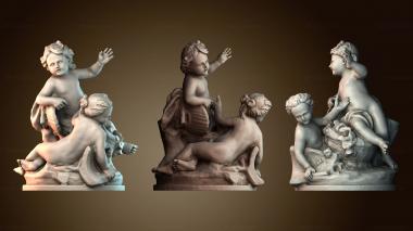 3D мадэль Двое детей (STL)