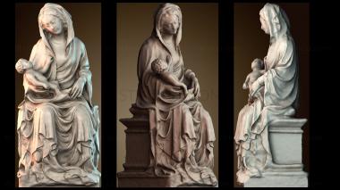 3D model Virgin with child (STL)