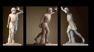 3D модель Метатель диска (STL)