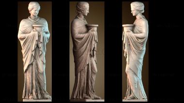 3D модель Стоящий жрец Изиды (STL)