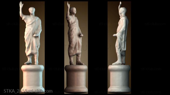 Статуи античные и исторические Statuette of a male figure