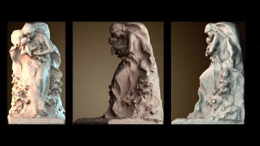 3D модель Мать и дитя (STL)