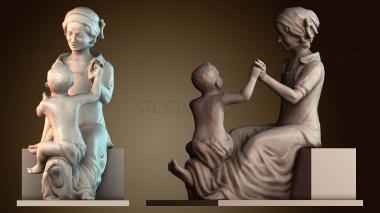 3D модель Мать и дитя (STL)
