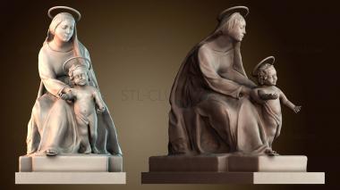 3D мадэль Мать и дитя (STL)