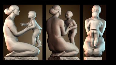 3D модель Мать и дитя (STL)