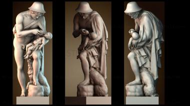 3D мадэль Ребенок Эдип, воскрешенный пастухом Форбасом (STL)