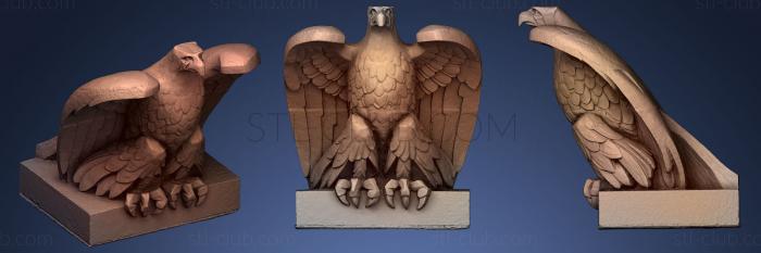 eagle on scuare plinth