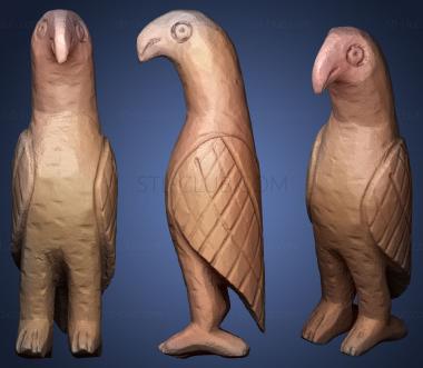 3D model Pssaro do povo Guarani Guarani Wooden bird (STL)