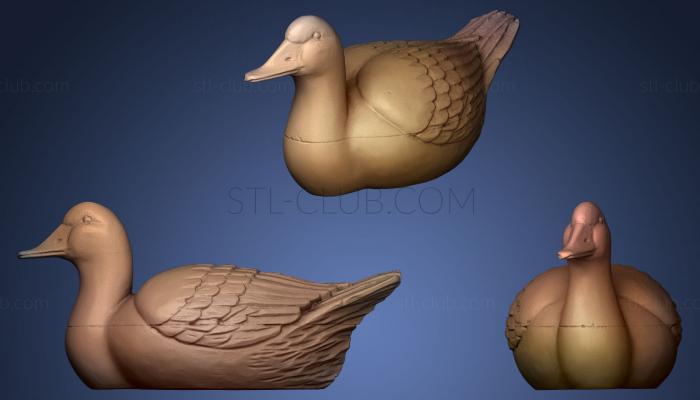 3D модель Боте четыре раза в форме утки (STL)