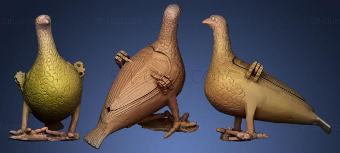 3D model Colombe eucharistique (STL)