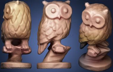 3D model High Quality Owl Scan (STL)