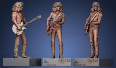 3D model Brian May scuare podium (STL)