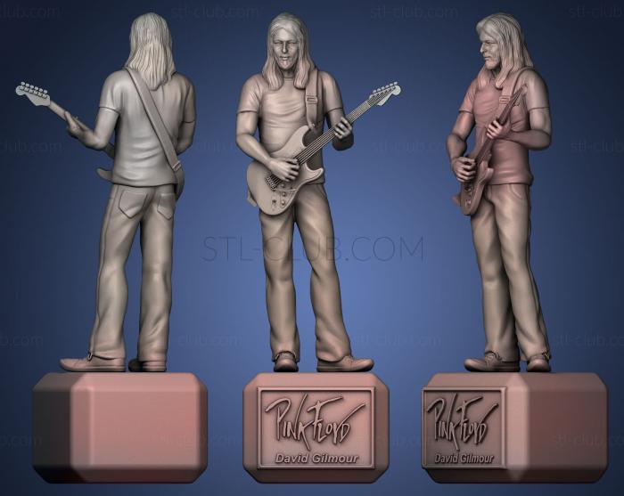 3D model David Gilmour Pink Floyd (STL)