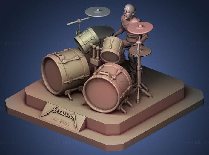 3D model Lars Ulrich metallica (STL)