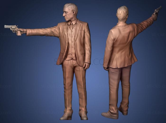 3D model Michael Corleone Godfather (STL)