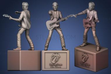 3D model THE ROLLING STONES KEITH RICHARDS (STL)