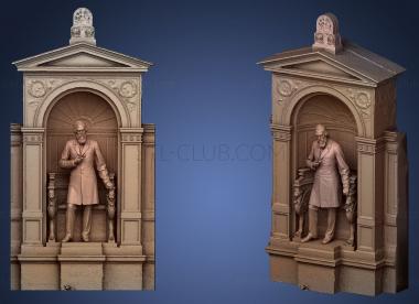 3D model Albrecht von Graefe Memorial (STL)