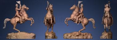 3D model Andrew Jackson Zinc Sculpture (STL)