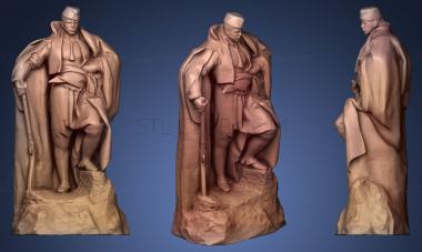 3D model Hadzhi Dimitar Statue (STL)