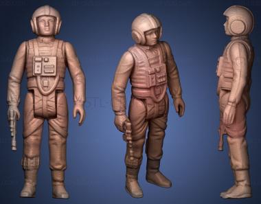 3D model Luke Skywalker X Wing Pilot (STL)