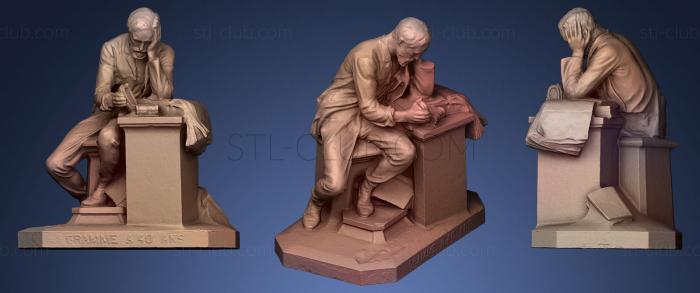 3D мадэль Статуя Знобе Грамме (STL)