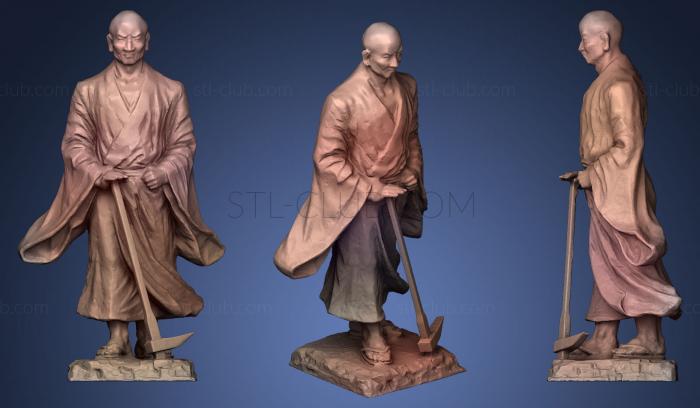 Suminokura Ryi statue photogrammetry scan