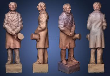 3D model HC Andersen figurine (STL)