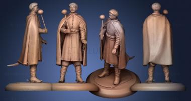 3D model Ivan Briukhovetsky Hetman miniature (STL)