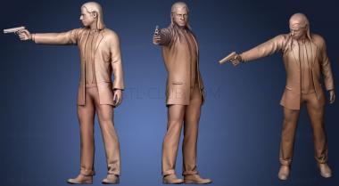 3D model Pulp Fiction  Vincent Vega And Jules Winnfield2 (STL)