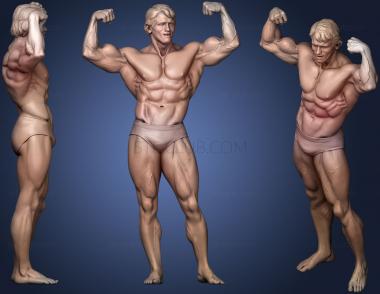 3D model Arnold Schwarzenegger (STL)