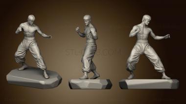 3D model Bruce Lee fixed (STL)
