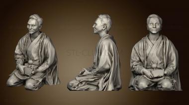 3D model Funakoshi Gichin 2 (STL)