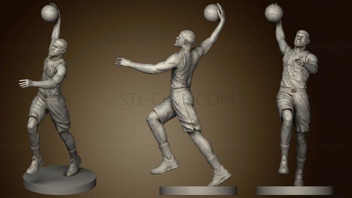 3D мадэль Le Bron James (STL)