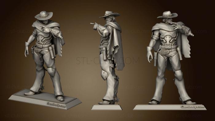 3D model Overwatch Mc Cree (STL)