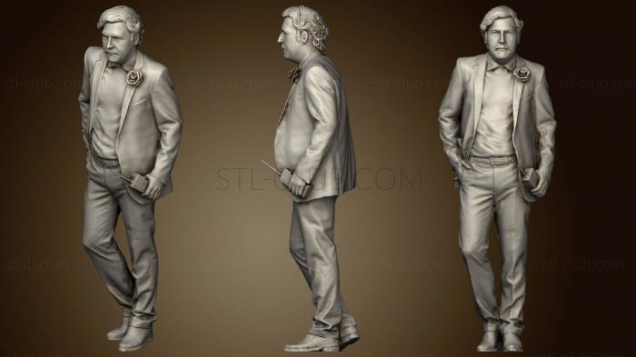 3D model Pablo Emilio Escobar (STL)