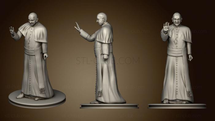 3D модель Папа Франсиско (STL)