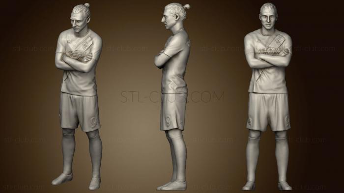 3D model Zlatan Ibrahimovic (STL)