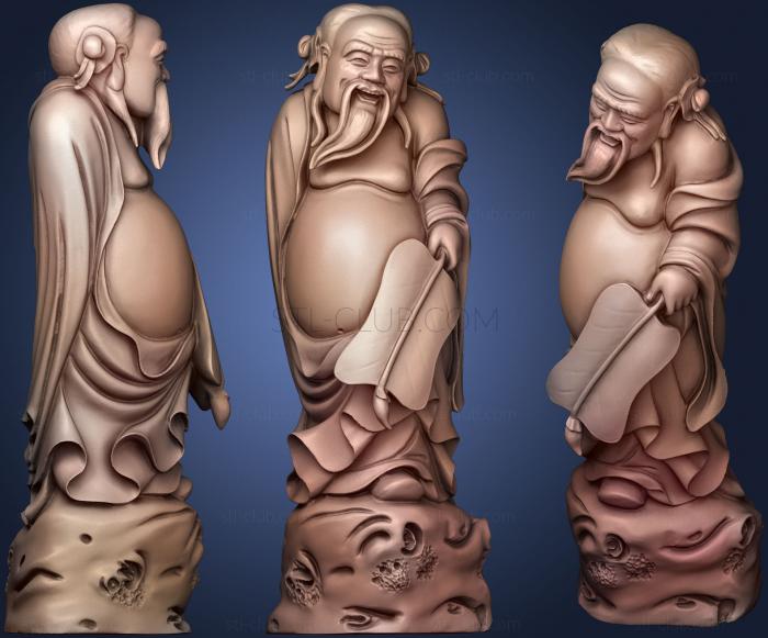 Статуэтки китайские и японские Традиционная скульптура3