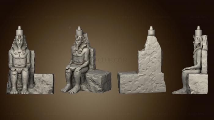 Египетские статуи и рельефы Статуя 02